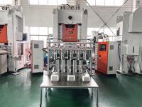 Machine à fabriquer des barquettes en aluminium grand format - Contrôle PLC avec 5 cavités