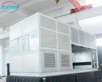 37Capacidad de refrigeración de.5KW Máquina de hielo de bloque de refrigeración directa con evaporador de placa de acero inoxidable