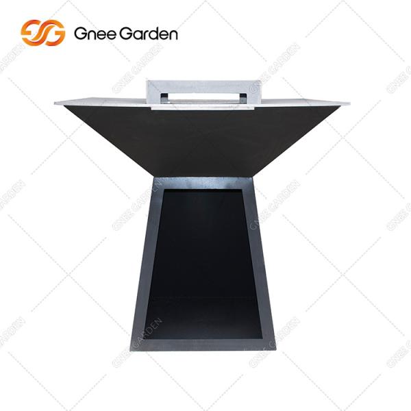 Corten Steel KD Outdoor BBQ  Fire Pit Round Pre Rusted