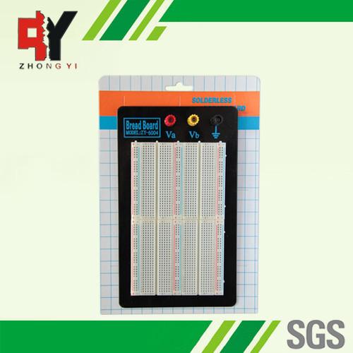 1500 Points Black Plate Solderless Breadboard Kit with 3 Binding Posts