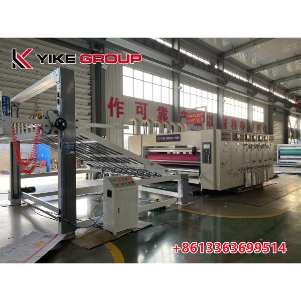 YK-1224 High Speed Printer Slotter Die Cutter Machine With Stacker For Carton Box Making