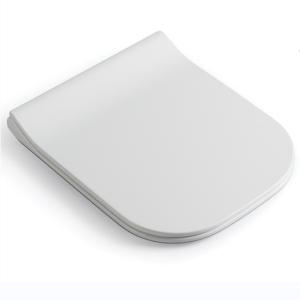 Sustainable Characteristics Square Shape Urea Soft Close Toilet Seat For