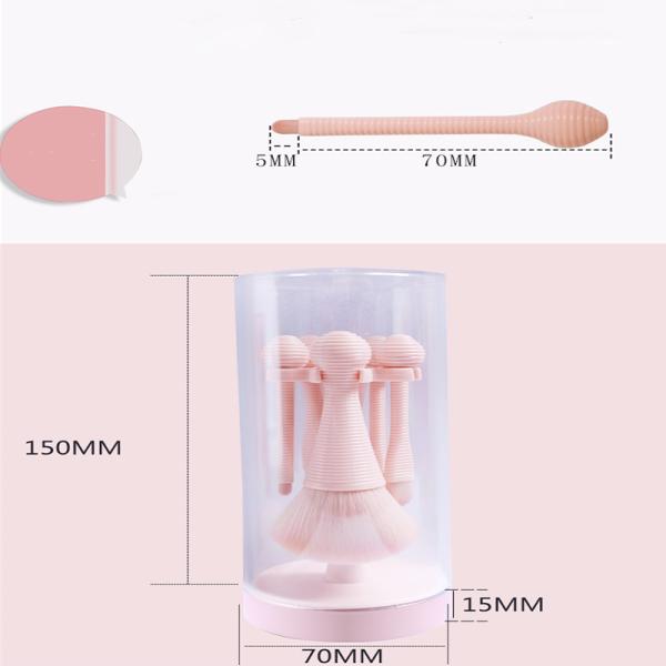 Размер набора щетки 17*7*7км макияжа круглой головки мини для косметик заботы красоты