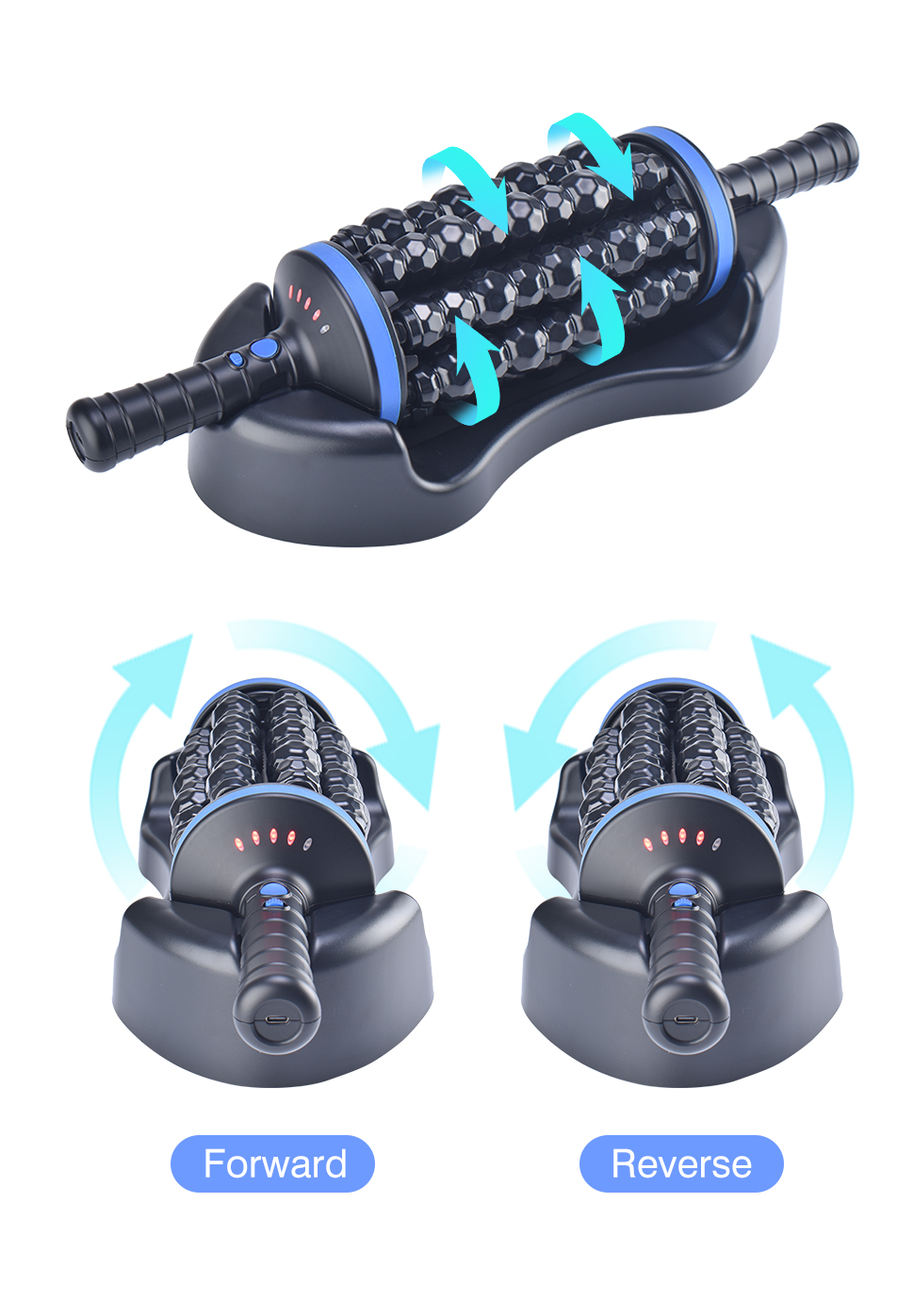 Electrical Foot Leg Head Back Neck Knee Shoulder Facial Roller Massager Pain Relief Body Massage Tool