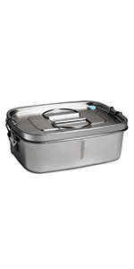 Mess Tin Camping Bento Box ornaments Camping Cookware Kit Lunch Container Steaming Rack Set with Storage Bag Picnic