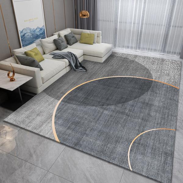 Da luz nórdica do tapete da sala de jantar da sala de visitas do OEM impressão luxuosa