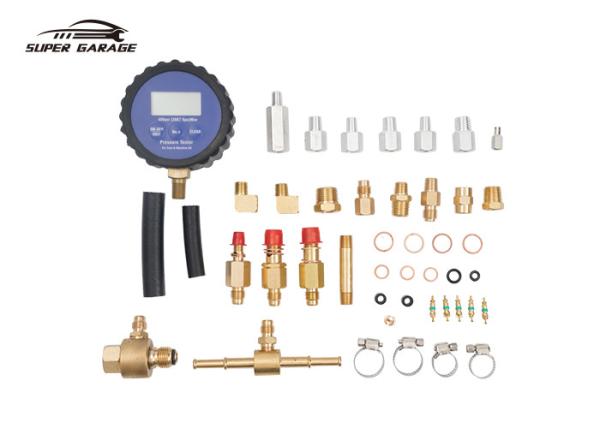 Digital Fuel Injection Pressure Test Kit Universal Fuel Oil Engine Diagnostic Gauge Tester Set SG-HS2216