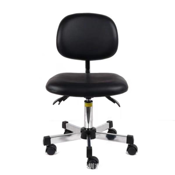 ESD Ergonomic Lab Chair Height Adjustable Anti Static For Cleanroom