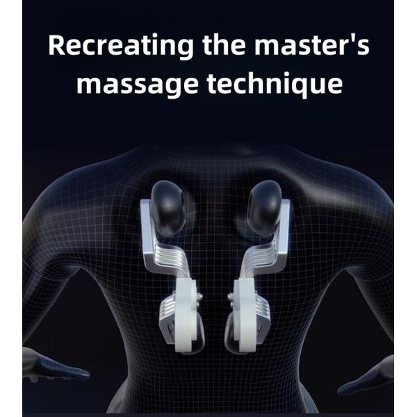 Full Body Electric Massage Chair Adjustable Height Salon Furniture Multifunctional Bed Relax Recliner