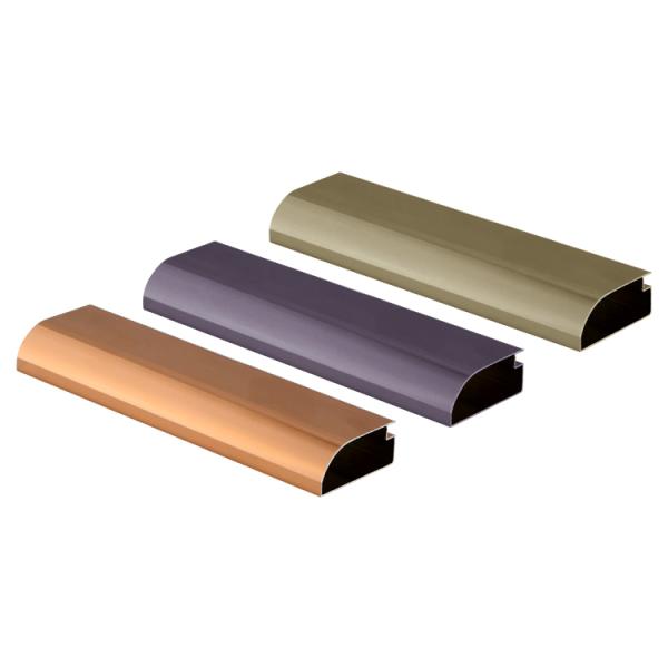 3m Length Aluminum Frame Profiles For Kitchen Cabinet Handle Wardrobe Sliding Door