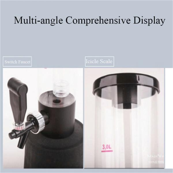 Customized Ice Tube Beer Beverage Barrel with Tap Dispenser and Ice Cooling Beer Tower