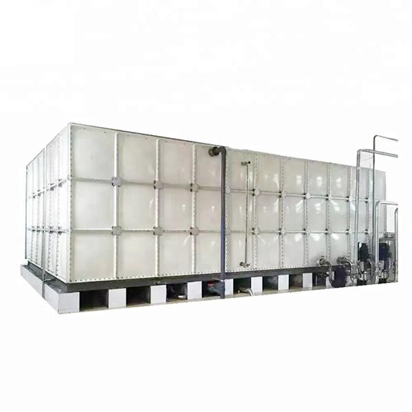 Prova de corrosão tanque de armazenamento de 1000 galões, tanques modulares da água da chuva da fibra para o armazenamento do Seawater