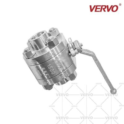 DN25 tipo de flutuação metal Seat F51 de aço inoxidável da válvula de bola válvula de bola 1inch de 2 partes, 800LB 1500LB, furo 2500LB completo