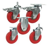 roulettes à usage moyen de pivot de capacité du diamètre 198LBS de 100mm avec des couvertures