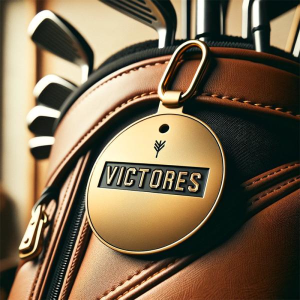 Custom Circle Shape Golf Bag Tag for Personalized Professional and Branding