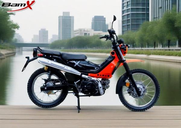 Single Cylinder Chrome CUB Motorcycle 125cc Motocross Bike 2.1l Off Road Dirt Bike