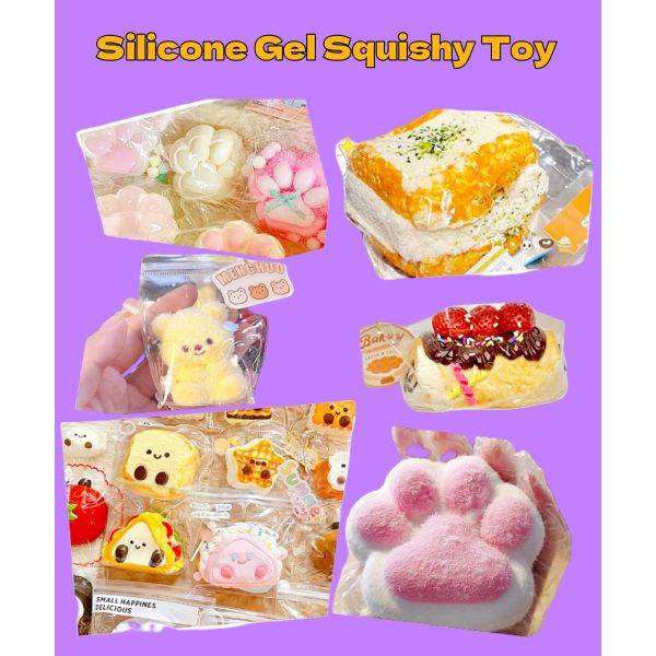 Squishy Gel Silicone 1:1 Transparent For Squishy Sensory Fidget Toys For Relaxation & Focus Adults Children