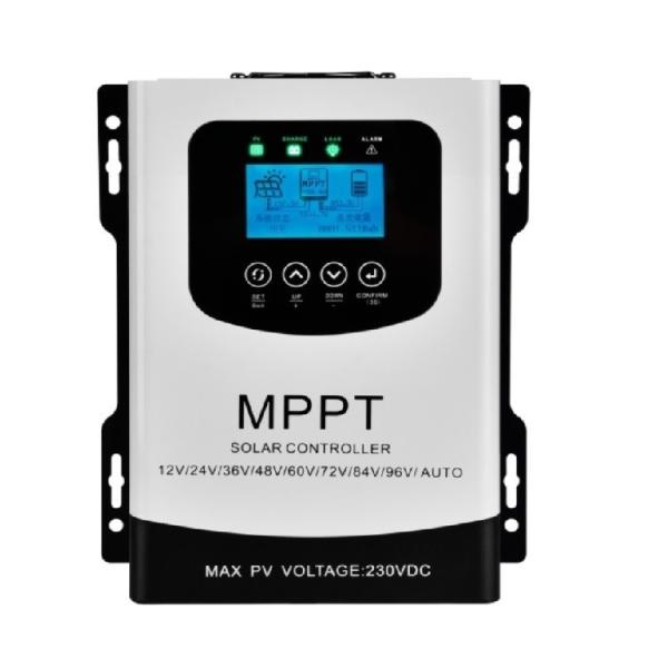 40A Solar Charger Controller Automatically Adjusts 12V to 96V MPPT Solar Charge Controller for Max PV Power 5760W White