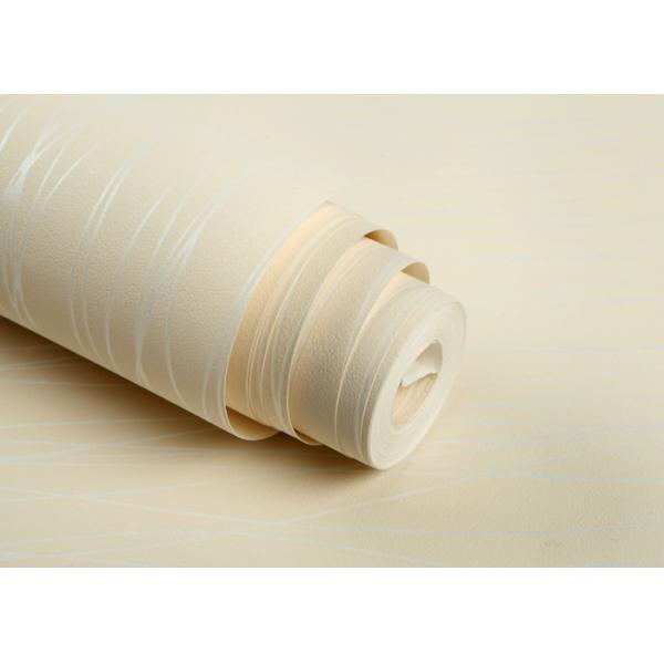 Non - woven Contemporary Wall Coverings with Cross Stripes Pattern for Living Room