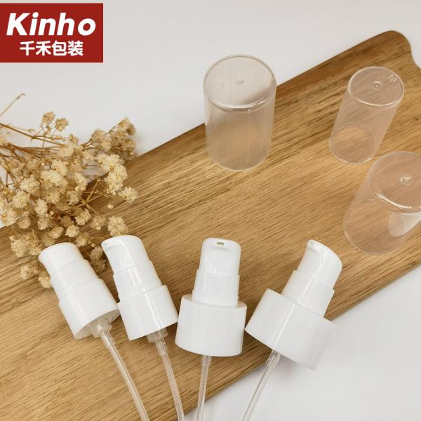 Full Cap Mono PP Cosmetic Treatment Pumps Plastic Cream Pump 18/410 20/410 24/410 28/410