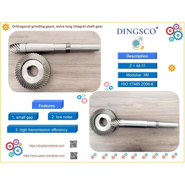 Orthogonal Grinding Gears with Extra-Long Integral Shaft (DINGSCO®)
