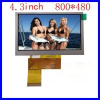 4.3 pouces 800*480 Écran LCD haute définition IPS Full Viewing Angle Brillance 1000 Pour le chercheur de poissons.