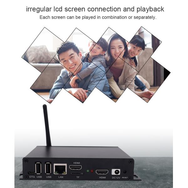 Распределительный ящик андроида Синьяге цифров экрана стены Лкд медиа-проигрывателя ХДМИ изогнутый коробкой видео-