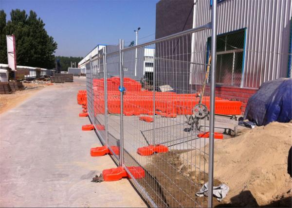 HDPE Design Galvanized Metal Fencing Panels / Galvanized Temporary Fencing