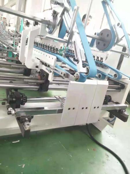 Medicine Box 11kw Carton Folder Gluer Machine Pneumatic Driven