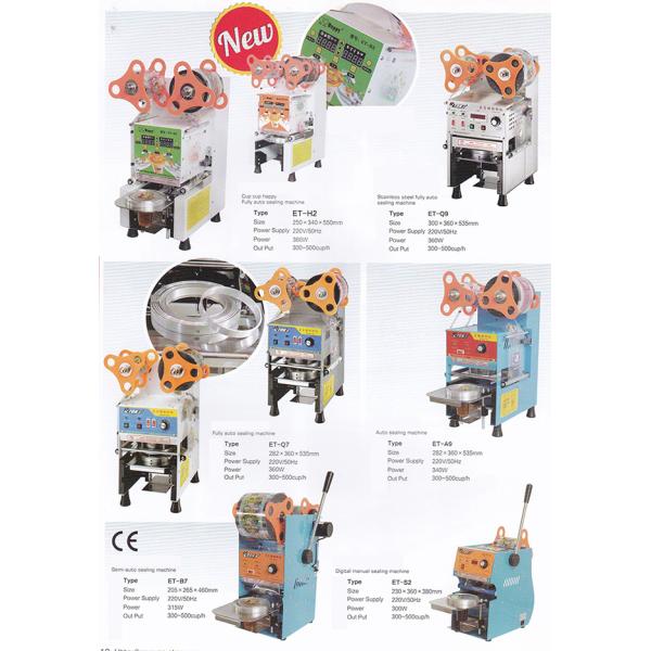 0.36kw 24kg Cup Sealer Machine For Plastic Bottle