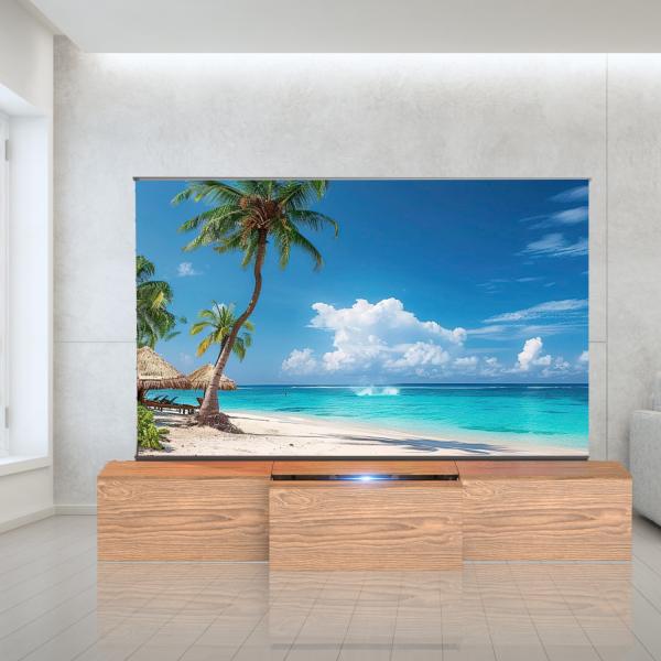 Marble Laser TV Cabinets Living Room Entertainment TV Unit Luxury