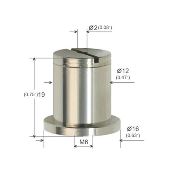 Латунные части приложения потолка веревочки провода полусферические с пазом YW86248