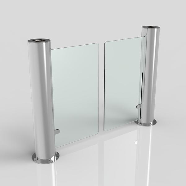 Thickness 2.0mm Cylinder SUS304 Automatic Turnstile Gate