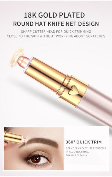 High Quality Mini Eye Brow Trimmer Electric Eyebrow Epilator For Lady Rechargeable Lady Remover Hair Razor