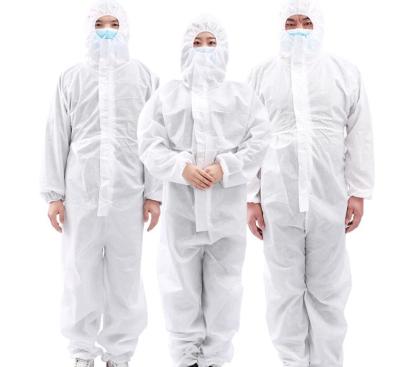 Anti Coronavirus Disposable Body Suit , Disposable Work Overalls Single Use