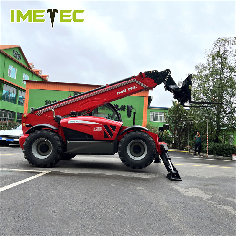 7400KG Rotating Telescopic Handler Forklift For Farm Quick Attachment Replacement