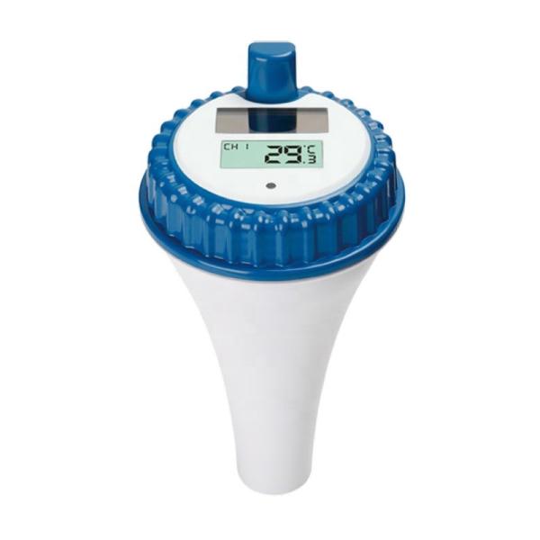 Indoor And Outdoor Solar Energy Digital Thermometer For Swimming Pool Spa Tub Aquarium