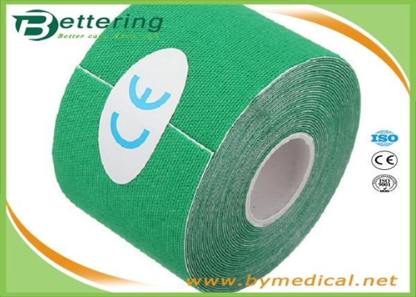 5cm x 5m Kinesiology Tape Kinesio Tape  Waterproof Pure Cotton,Sports Safety Muscle Tape Green Colour