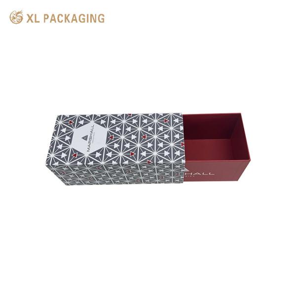 Luxury Customized Hard Rigid Paper Wine Packaging Box Cardboard Drawer Box With Gold Foil Stamping Magnetic Closure & Velvet Lining - Premium Gift Box For Red/White Wine Sets