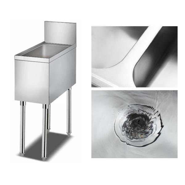 Vertical 850mm Stainless Steel Catering Equipment For Washing