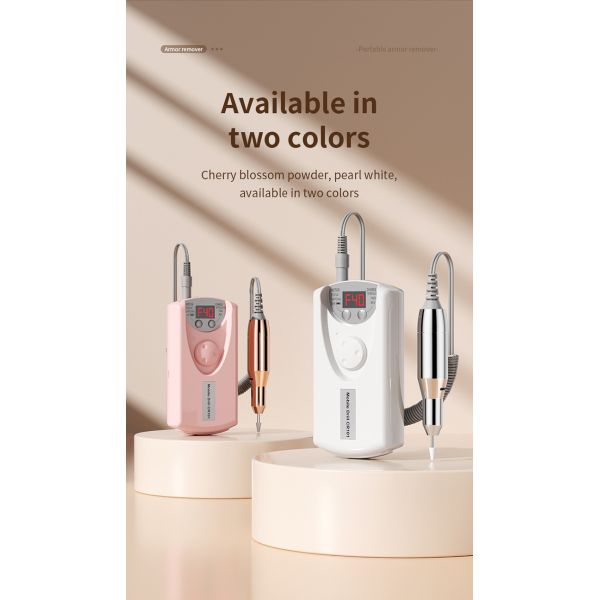 Best Selling Electric Nail Drill Rechargeable ABS Compact Fully Automatic Intelligent High-speed Dust-proof Handheld Pen Home
