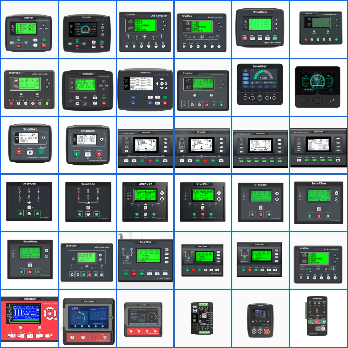 SmartGen ACC4100 Diesel-driven Air Compressor Controller Control Panel with 1 Year Warranty