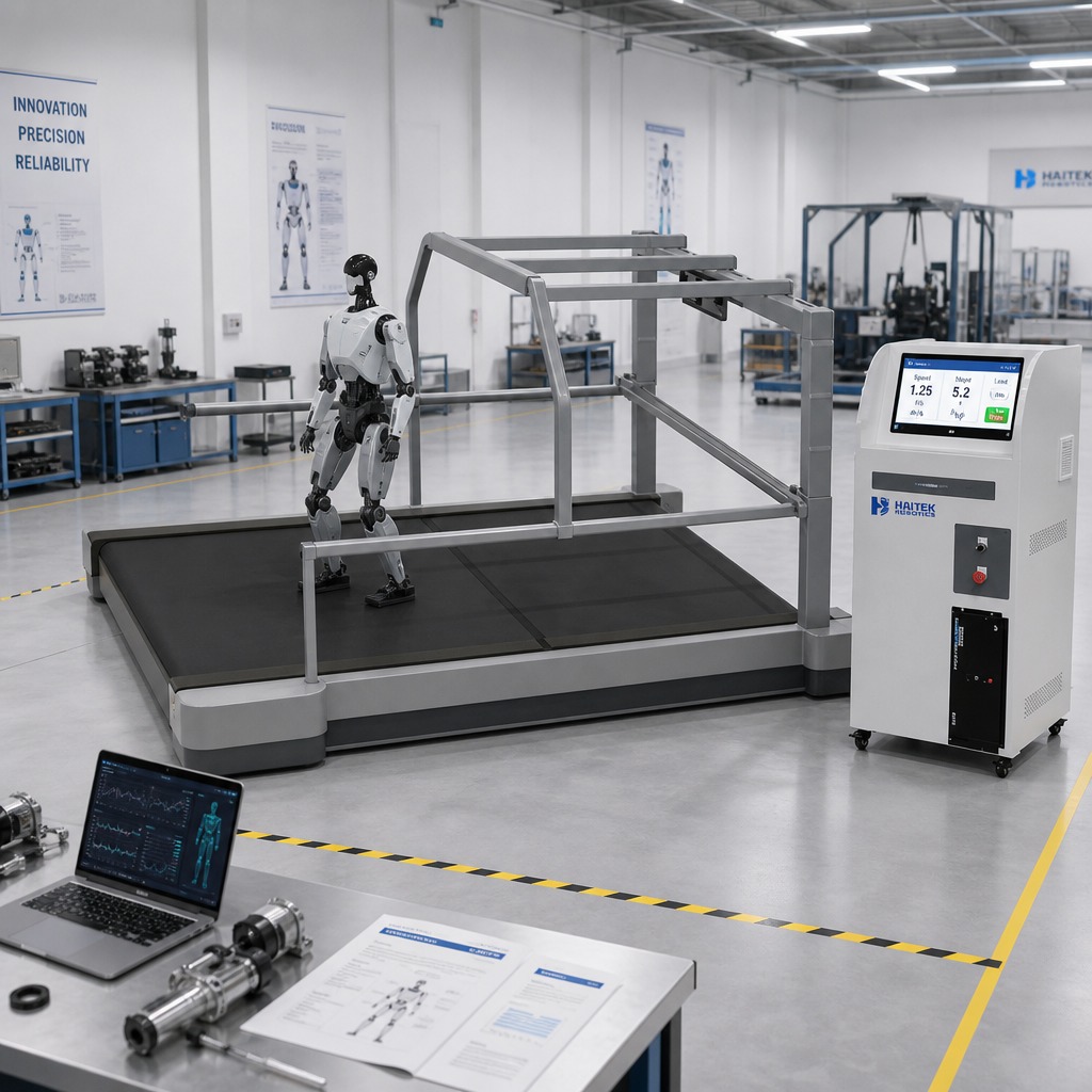 Humanoid Robot Large Scale Tester Platform Belt 230kg Load 40km/h Bidirectional Slope Endurance Fatigue Testing Equipment