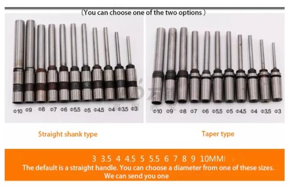 Hollow Hole Paper Drill Bit Taper Shank Type For Paper Drilling OEM