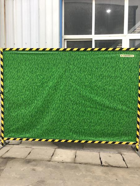Parede de plantação verde do PVC da popularidade atual 360gsm para o canteiro de obras