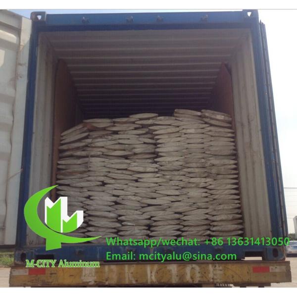 Древесное зерно Строительное алюминиевое экструдированное архитектурное жалюзи Аэрофлоты