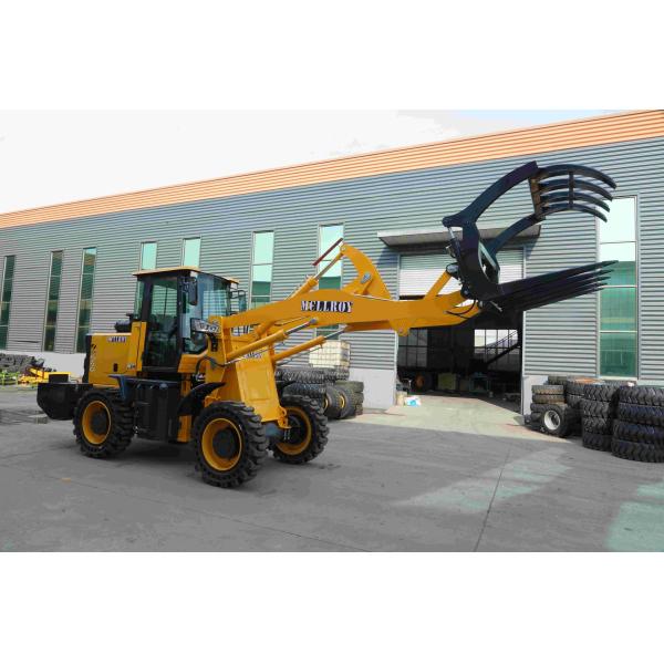 2400RPM EU Stage II Heavy Duty Wheel Loader For Waste Agriculture Garden