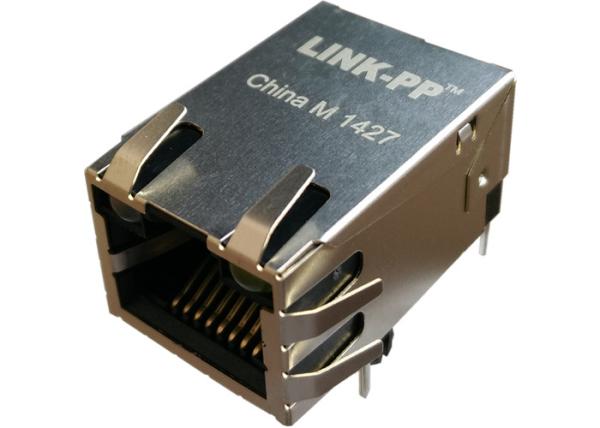 ERNI 203350 Mod jack-MJIMR 8C10T INT MAG LED Reverse Latch 203351 / 203352