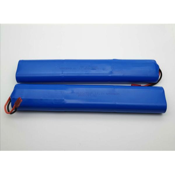 15C Discharge 11.1V NCR18650BD 6400mAh Li Ion Battery Cell