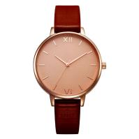 Reloj auténtico tamaño pequeño de la correa de cuero de la aleación 3ATM del reloj impermeable del cuarzo